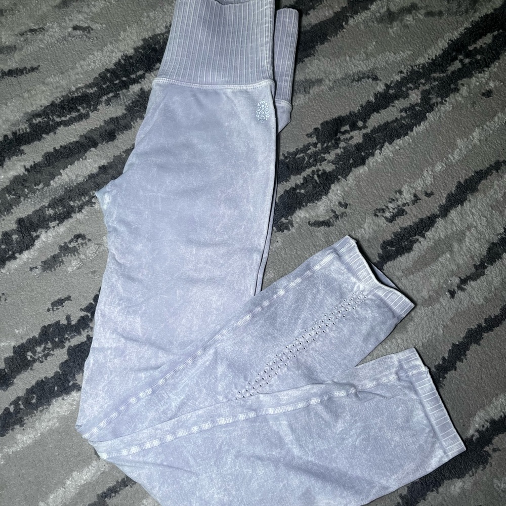 Free People Movement Light Gray Leggings
